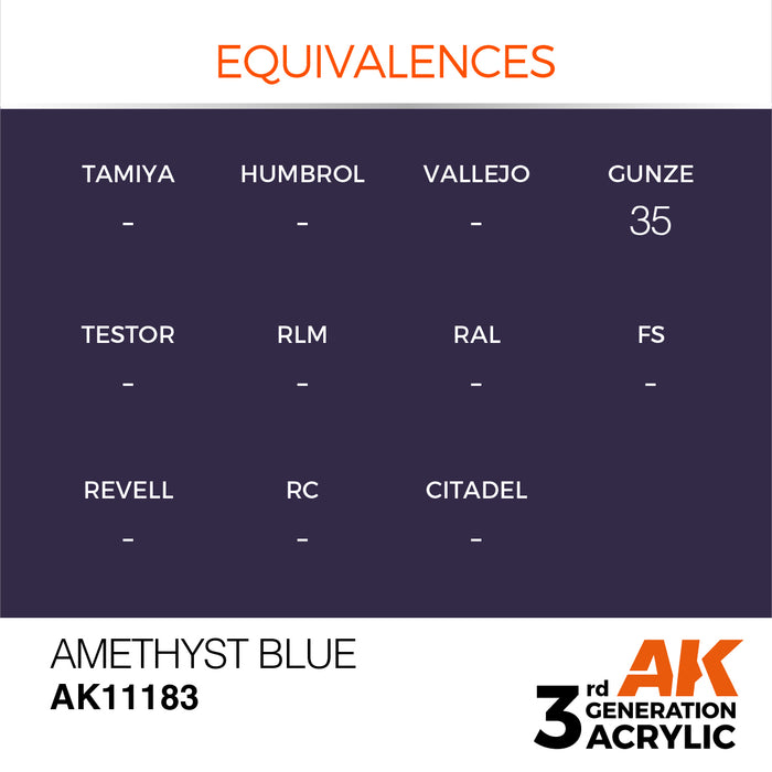 AK Interactive Amethyst Blue - Standard - 17ml