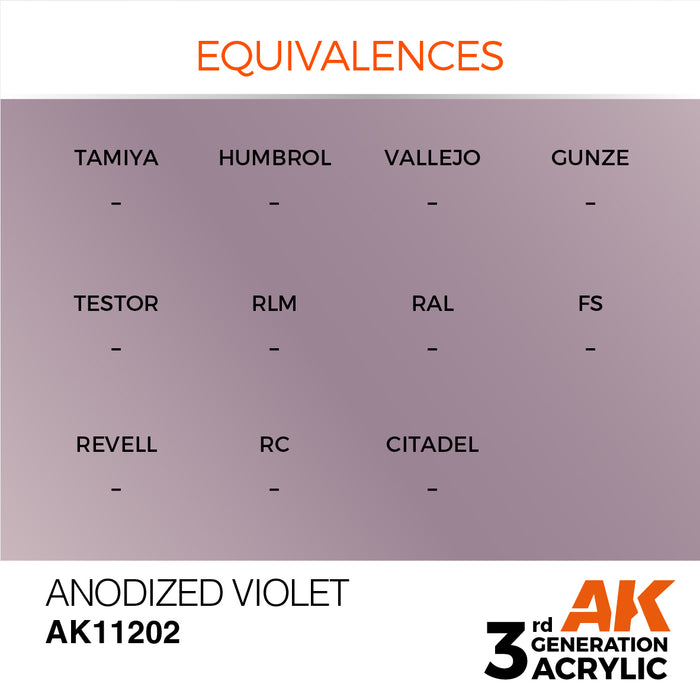 AK Interactive Anodized Violet - Metallic - 17ml