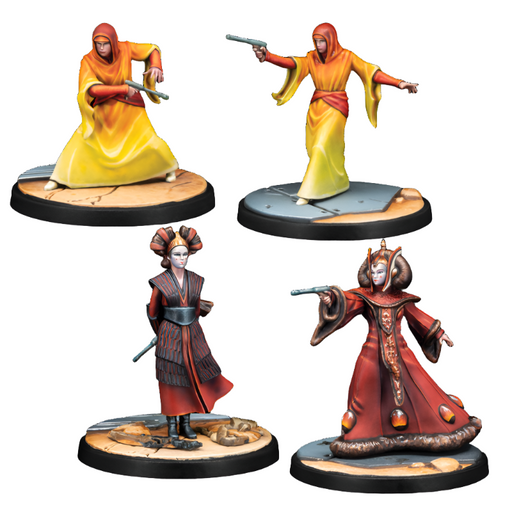 Shatterpoint: We are Brave: Queen Padme Amidala Squad Pack Contents