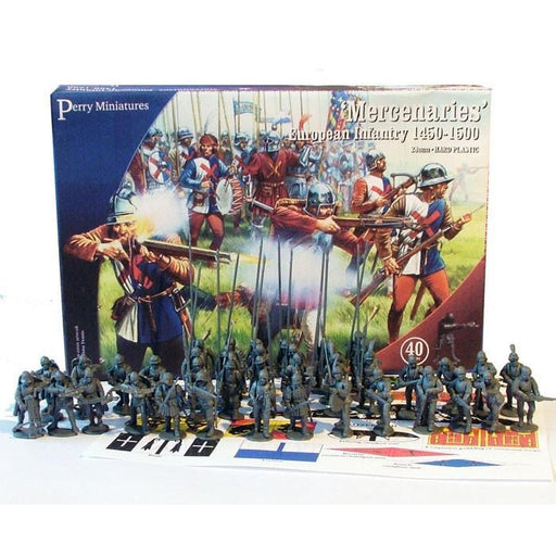 Perry Miniatures Wars Of The Roses: Mercenaries - European Infantry (1450-1500) Plastic Boxed Set