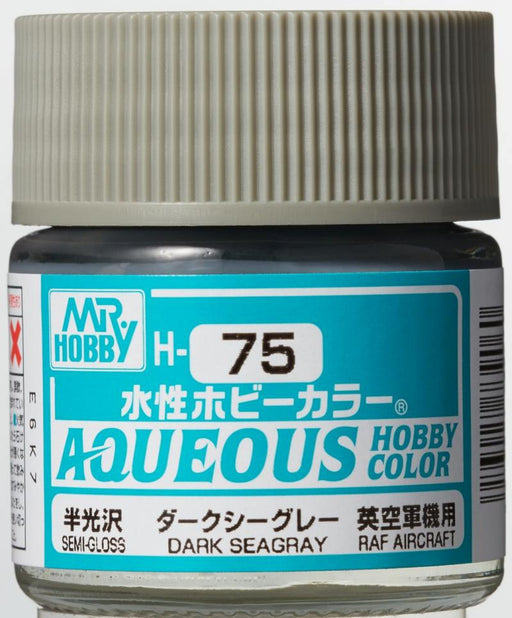 Mr. Hobby Aqueous Hobby Color Dark Seagray (Semi-Gloss)