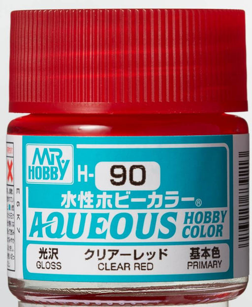 Mr. Hobby Aqueous Hobby Color Clear Red (Gloss)