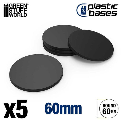Plastic Bases - Round 50 mm Black