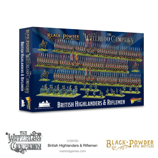 Black Powder: Waterloo Campaign - British Highlanders & Riflemen