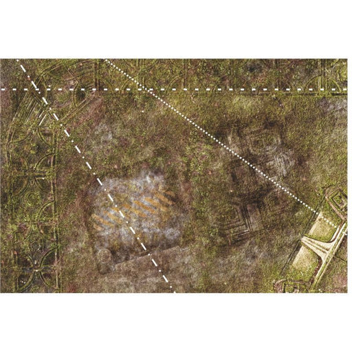 Bandua Playmat with Deployment Zones 44"x30" - Imperial Jungle 2 (Combat Patrol)