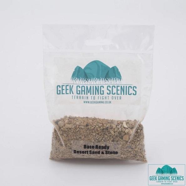 Geek Gaming Scenics Base Ready Desert Sand And Stone