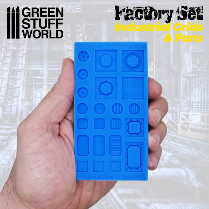 Silicone Moulds - Industrial Grids & Fans
