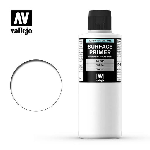 Vallejo Surface Primer - White 200ml