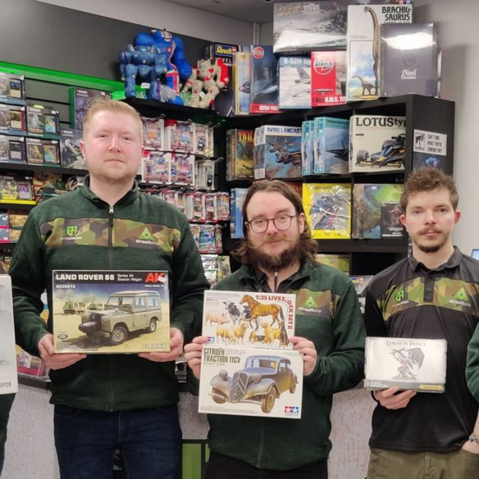 eirehobbies staff in showroom