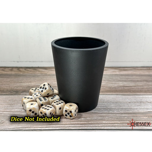 Chessex Dice Cup with Lid - Black