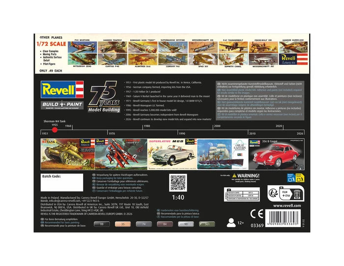 Revell M4 Sherman (1:40)