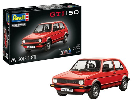 Revell Gift Set - 50 Years of VW Golf 1 GTi (1:24)