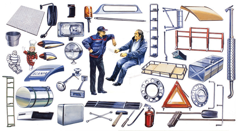 Truck Shop Accessories 1:24