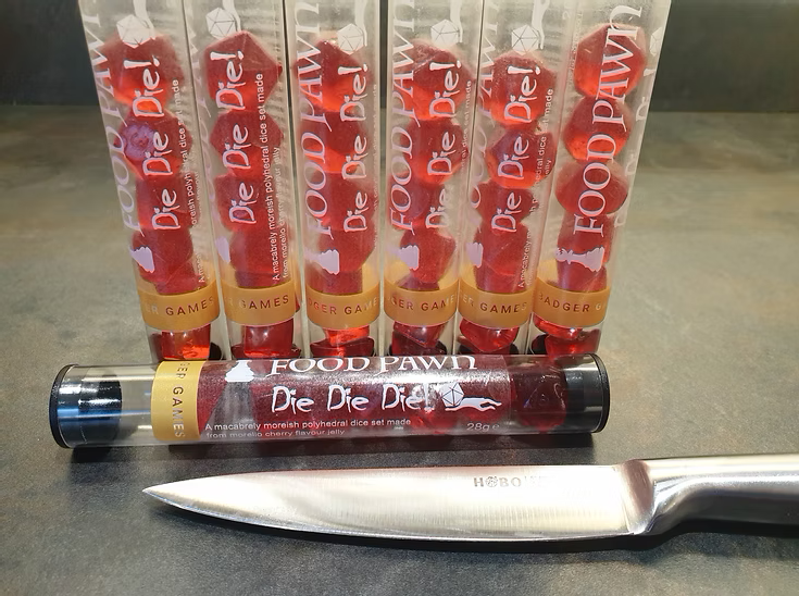 Food Pawn Jelly Polyhedral  Dice - Die Die Die!