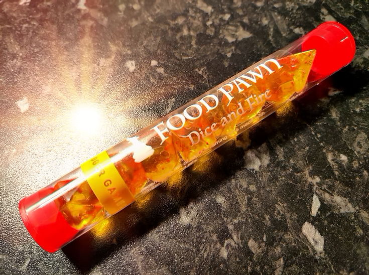 Food Pawn Jelly Polyhedral  Dice - Dice and fire