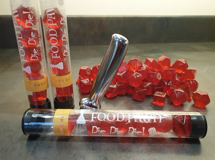 Food Pawn Jelly Polyhedral  Dice - Die Die Die!