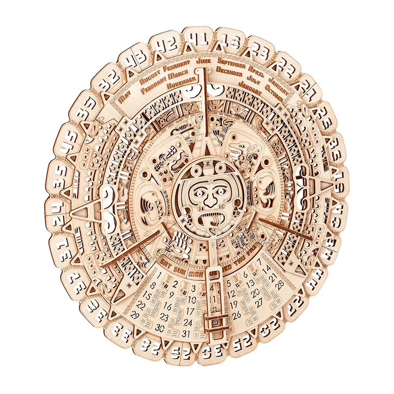 Wood Trick Mayan Calendar