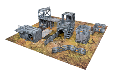 Halo Flashpoint Deluxe Buildable 3D Terrain Set