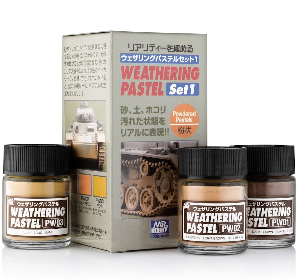 Mr. Hobby Weathering Pastel - Set 1