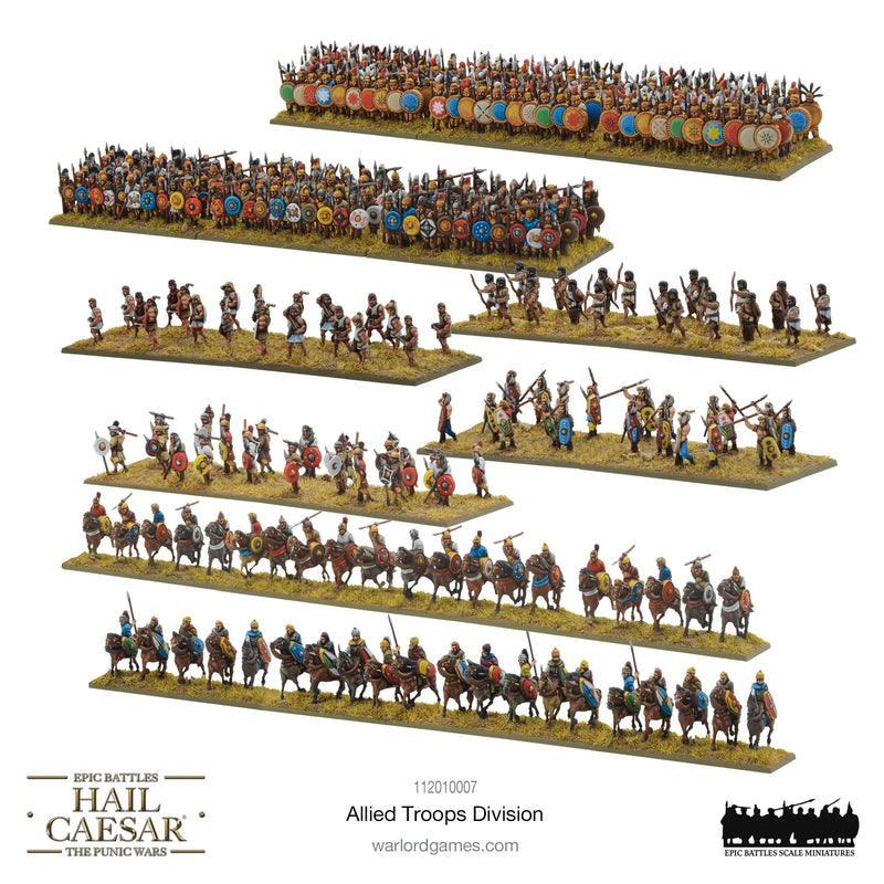 Hail Caesar Epic Battles - Allied Troops Division