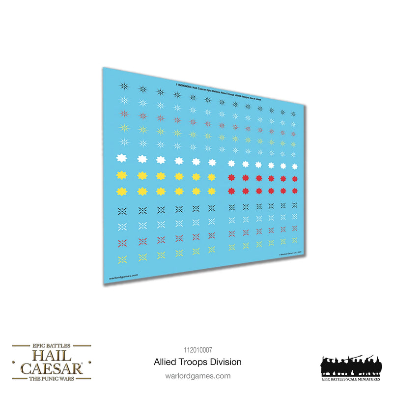 Hail Caesar Epic Battles - Allied Troops Division