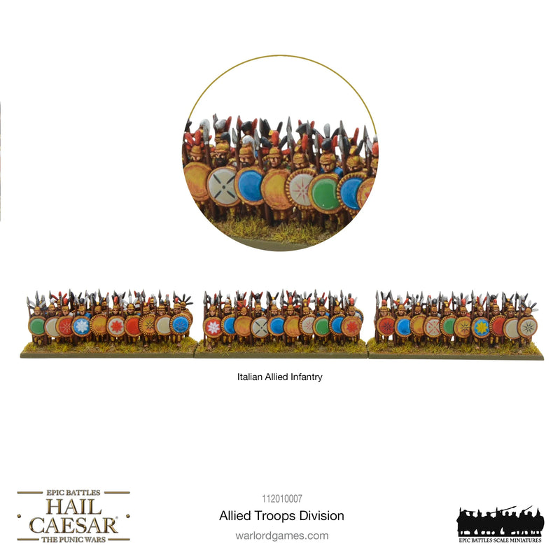 Hail Caesar Epic Battles - Allied Troops Division