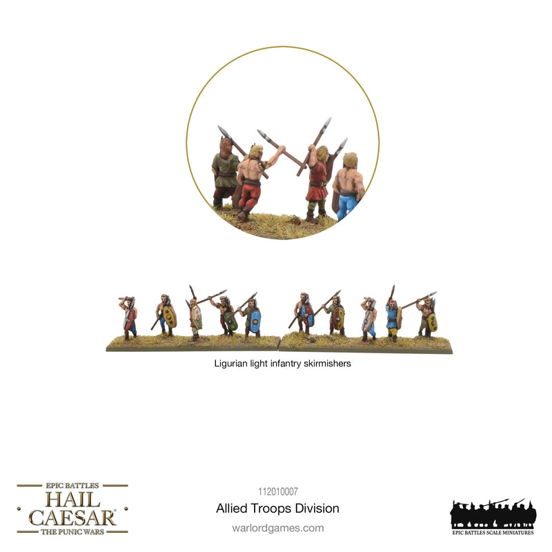 Hail Caesar Epic Battles - Allied Troops Division