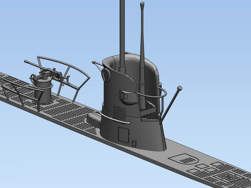 U-Boat Type IIB (1939), German Submarine 1:144