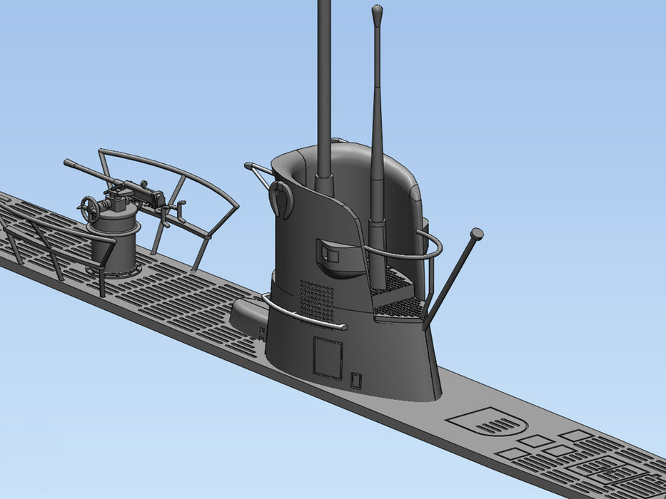 U-Boat Type IIB (1939), German Submarine 1:144