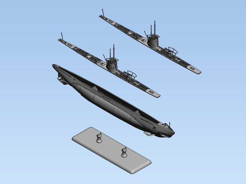 U-Boat Type IIB (1939), German Submarine 1:144