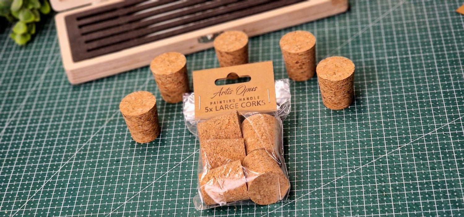 Artis Opus Painting Handle Corks - Large (Goose) x5