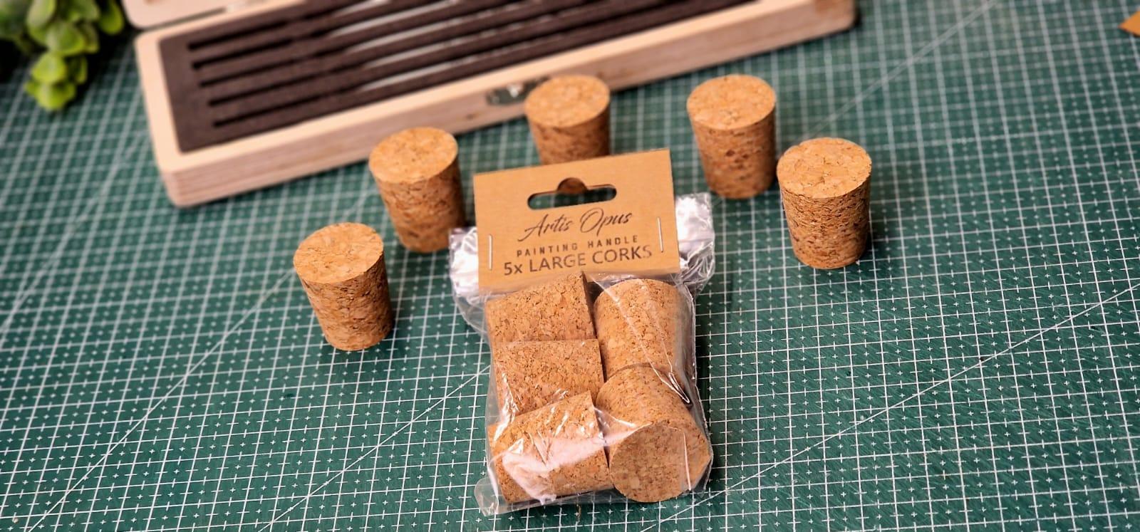 Artis Opus Painting Handle Corks - Large (Goose) x5