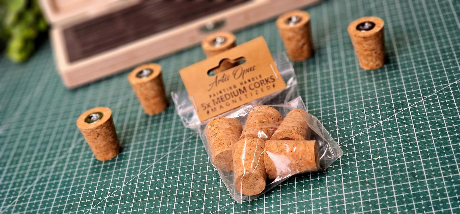 Artis Opus Painting Handle Magnet Corks - Medium (Duck) x5