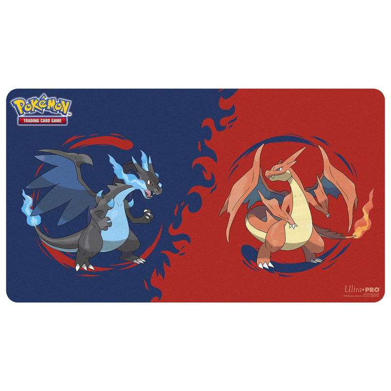 Ultra Pro - Mega Charizard X and Mega Charizard Y Playmat for Pokémon