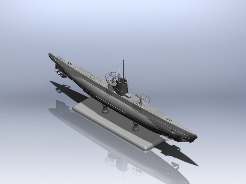 U-Boat Type IIB (1943), German Submarine 1:144