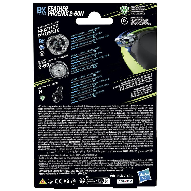 Beyblade X - Feather Phoenix 2-60N BX Starter Pack