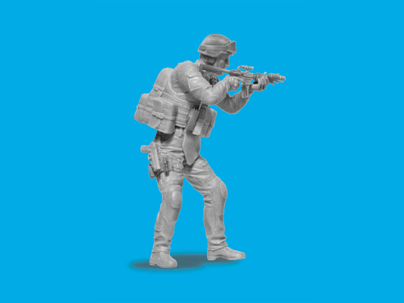 S.W.A.T. Team with 4 Figures 1:24