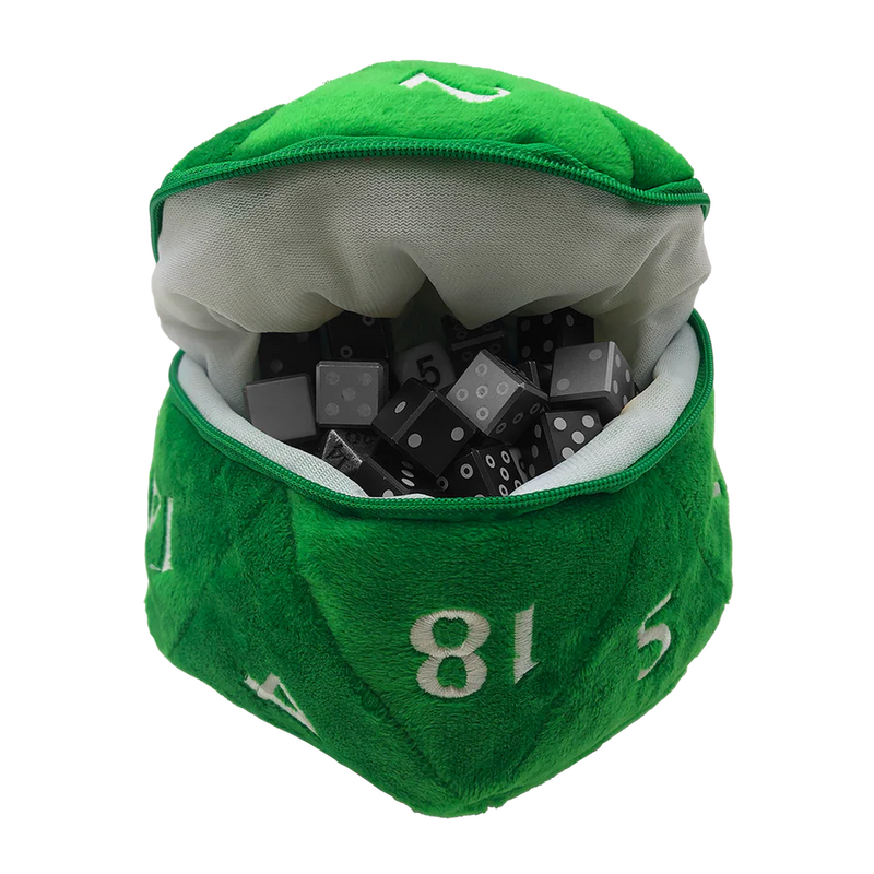 Ultra Pro Plush Dice Bag - Green