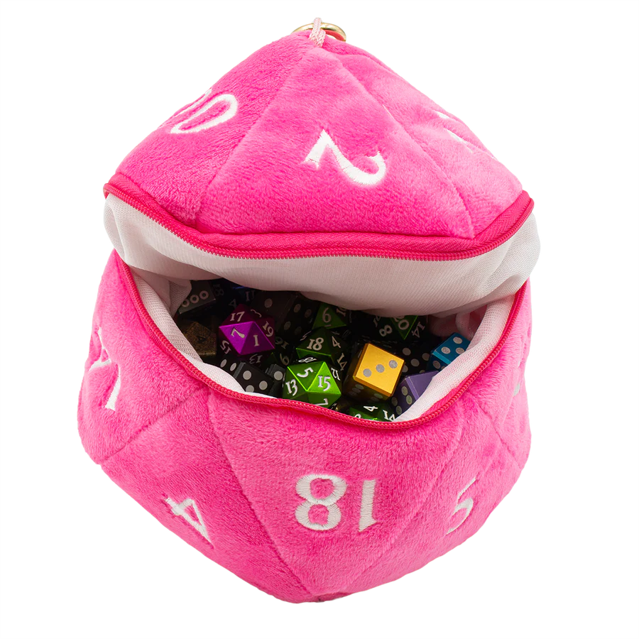 Ultra Pro Plush Dice Bag - Hot Pink