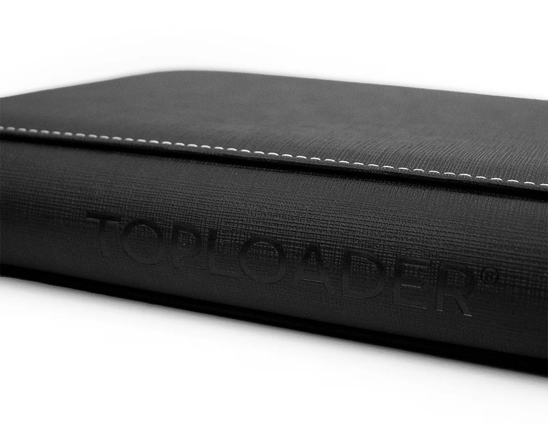 Ultra Pro - 4-Pocket Toploader Zippered Premium PRO-Binder - Black