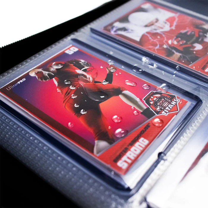 Ultra Pro - 4-Pocket Toploader Zippered Premium PRO-Binder - Black