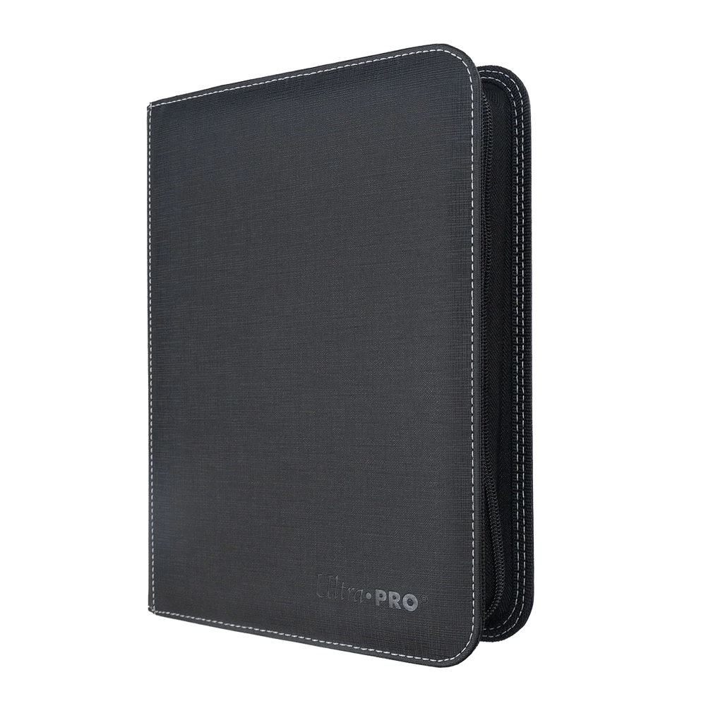 Ultra Pro - 4-Pocket Toploader Zippered Premium PRO-Binder - Black