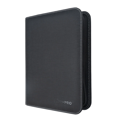 Ultra Pro - 4-Pocket Toploader Zippered Premium PRO-Binder - Black