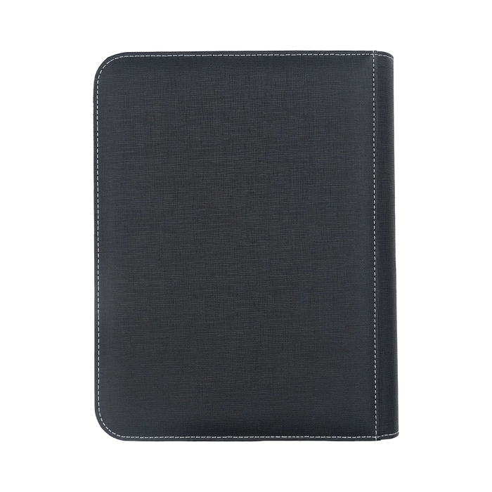 Ultra Pro - 4-Pocket Toploader Zippered Premium PRO-Binder - Black