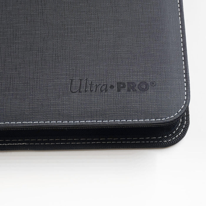Ultra Pro - 4-Pocket Toploader Zippered Premium PRO-Binder - Black