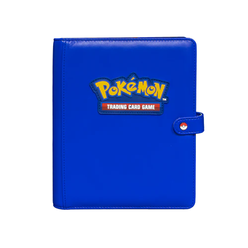 Ultra Pro - Premium Blue 4-Pocket Snap Binder for Pokémon