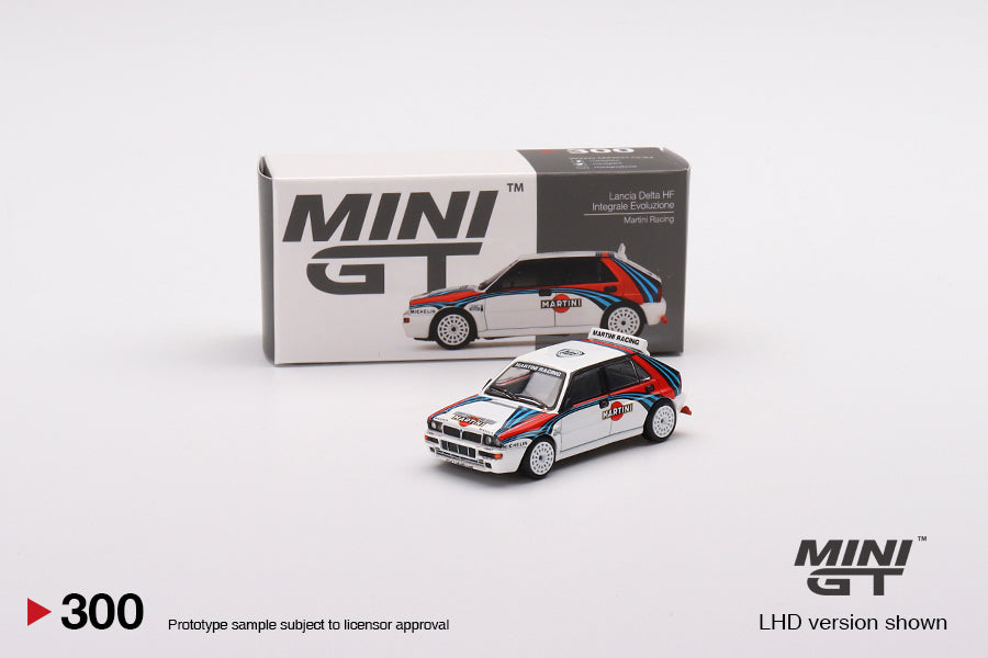 Mini GT Lancia Delta HF Integrale Evoluzione Martini Racing - Diecast