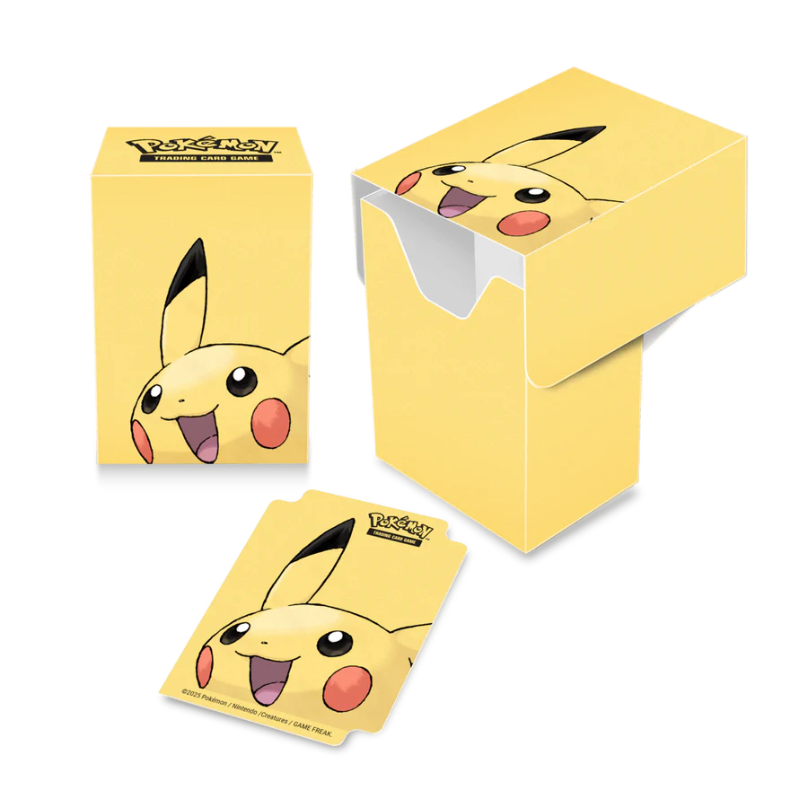 Ultra Pro - Pikachu Full View Deck Box for Pokemon