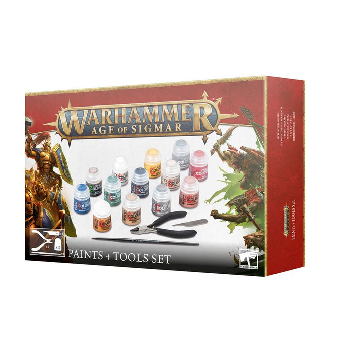 Age of Sigmar: Paint + Tools Set