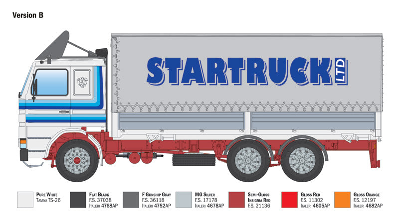 Italeri Scania 142H 6x2 Canvas (1:24)
